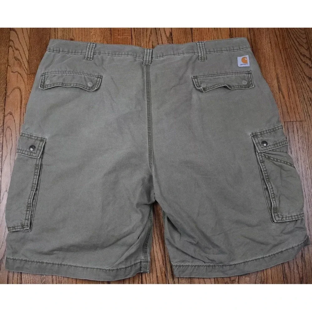 Carhartt‎ Relaxed Fit Men's Carpenter Work Outdoor Shorts Olive Green Size 46
